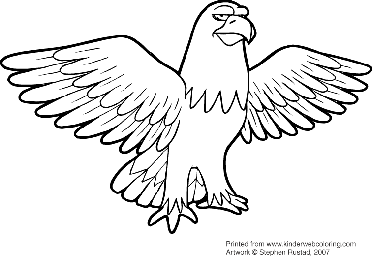eagle coloring pages for preschoolers - photo #26