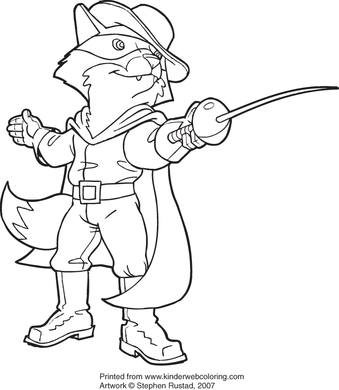 Coloring Pages Zorro 2